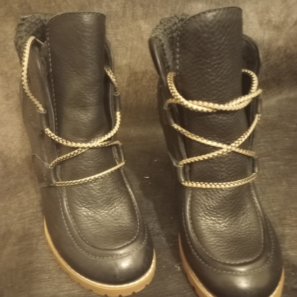 See by Chloe hi heel boots size 36 1/2 black leather . - Picture 11 of 13